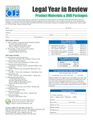 Legal Year in Review - Maine State Bar Association