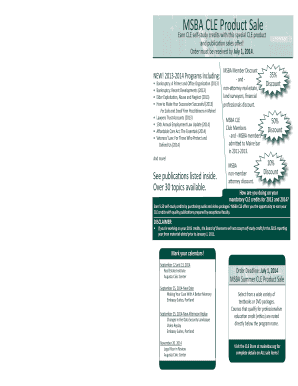 MSBA CLE Product Sale - Maine State Bar Association