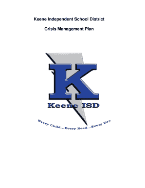 Crisis Management Plan - Keene ISD