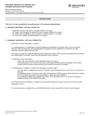 Fillable Online Ownership Change Request - Securian Financial Fax Email ...