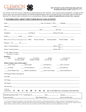 Abbeville County 4-H College of Agriculture ... - Clemson University