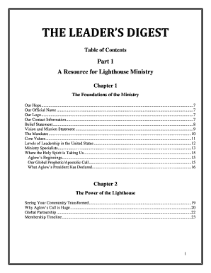 Chapter 4 Qualifications for Lighthouse Leadership - Aglow International