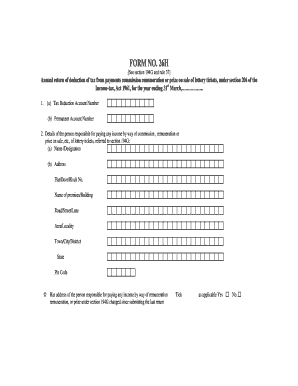 Form 26H Annual Return