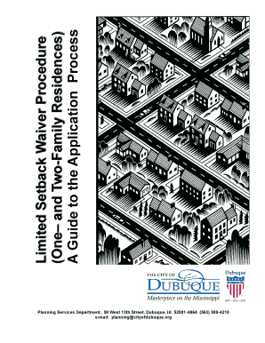 Limited Setback Waiver Handout 0610