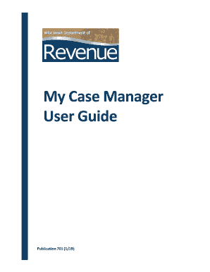 Pub 701 Using My Case Manager User Guide