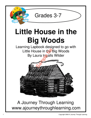Little House in the Big Woods Lapbook