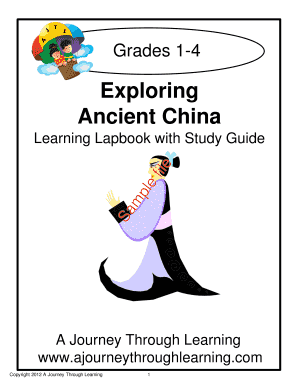 Ancient China Learning Lapbook