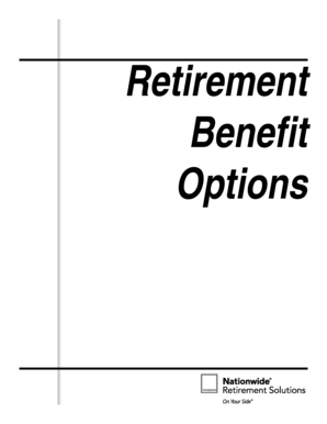 Retirement Benefit Options Form