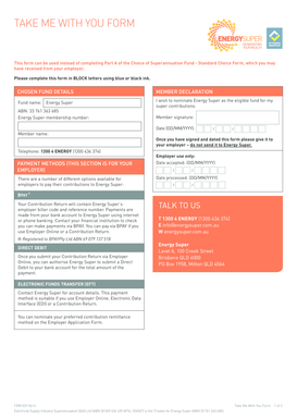 Take Me With You Form