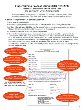 Georgia Crime Information Center Service Agreement