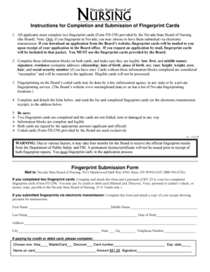 Nevada RN/LPN License Application by Endorsement