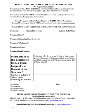 Work order format - Please attach to this nomination form, a typed biography or Resum ...