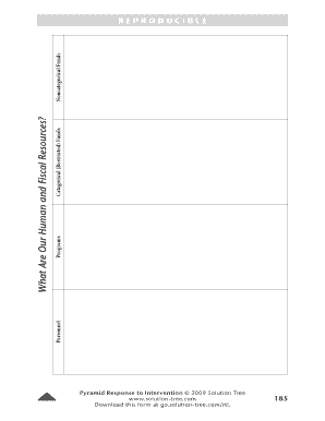 RtI Human and Fiscal Resources Form