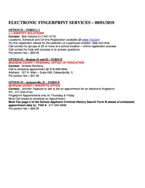 School Applicant Criminal History Search Form