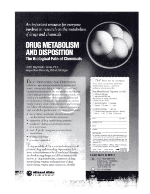 Journal Subscription Order Form