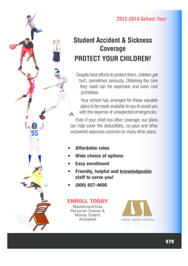 Student Accident & Sickness Insurance Enrollment Form