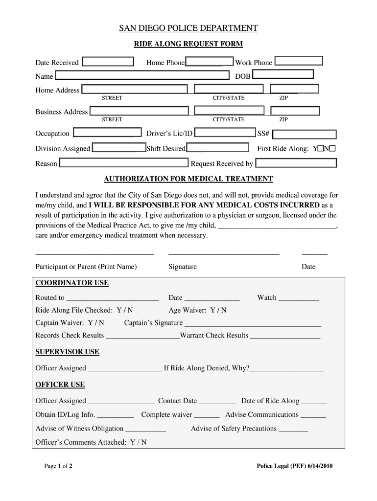 san diego sheriff ride along Preview on Page 1