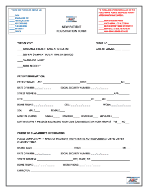 Patient Registration Form