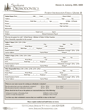 Patient Information Form