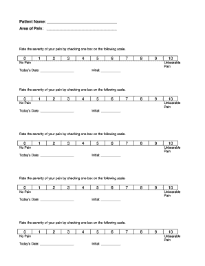 Pain Assessment Form