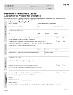 Minnesota Property Tax Exemption Application
