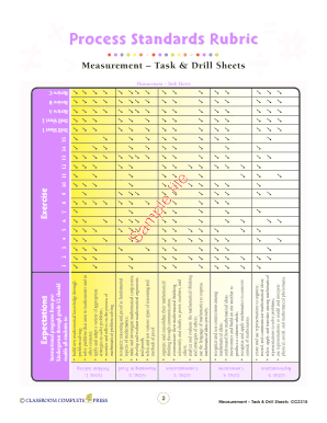 Measurement Task and Drill Sheets