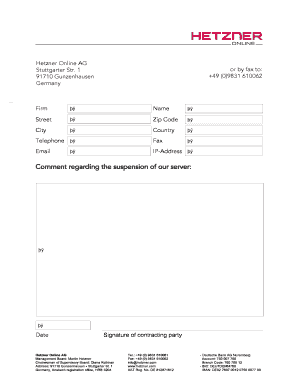 Server Suspension Notice