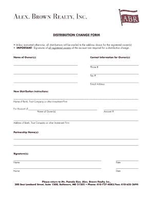 Custodian Change Form