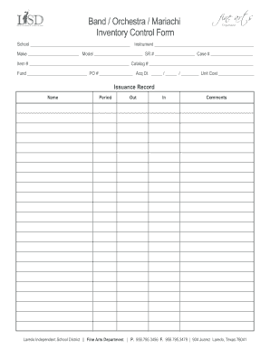 Inventory pdf - band instrument inventory template