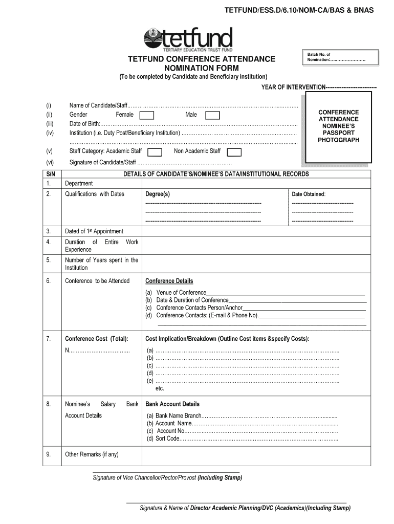 tetfund approved conferences 2023 Preview on Page 1