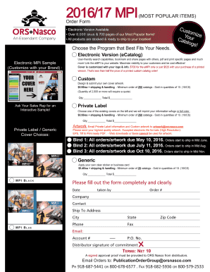 ors nasco mpi catalog fill online printable fillable blank nasco order form