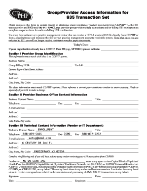 CDPHP ERA Contract Instructions