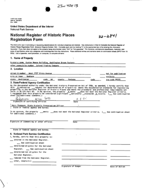 National Register of Historic Places Registration Form