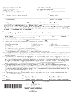Medical Record Release Authorization