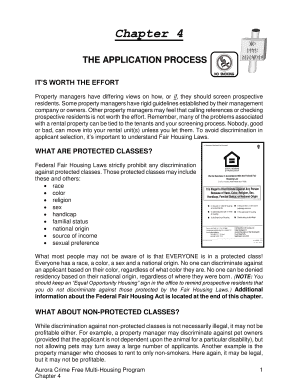 Happy Acres Apartments Application for Residency