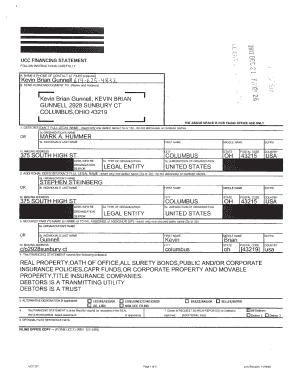 UCC Financing Statement
