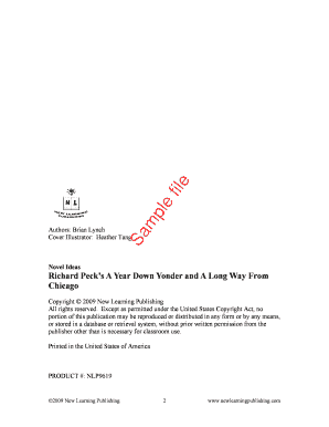 A Year Down Yonder Novel Study Guide