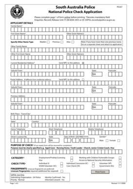 South Australia Police PD267