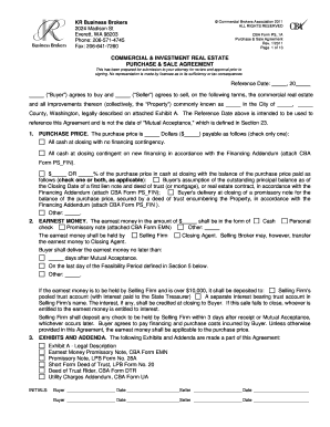 Commercial Purchase & Sale Agreement