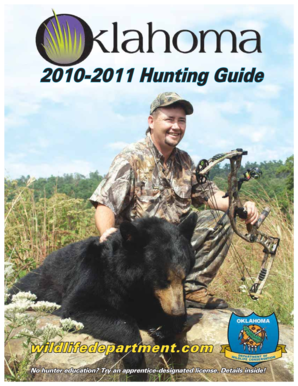 Oklahoma Department of Wildlife Conservation License Application