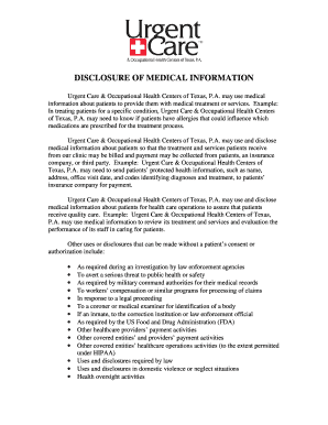 Authorization for Release of Protected Health Information