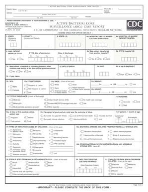 Active Bacterial Core Surveillance Case Report