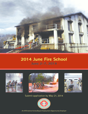 B2014b June Fire School Brochure - CTgov - ct