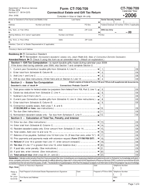 Connecticut Estate and Gift Tax Return