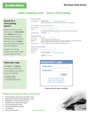 Delta Dental PPO Dentist Search Form