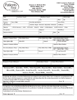 Patient Intake Form