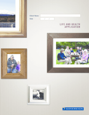 Sovereign Life and Health Application