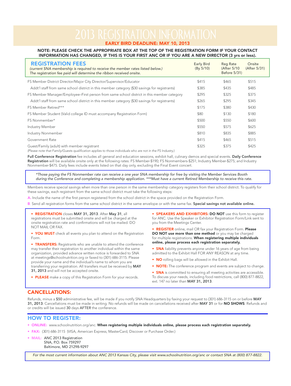ANC 2013 Registration Form