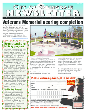 Springdale City Newsletter