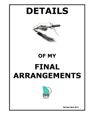 My Final Arrangements